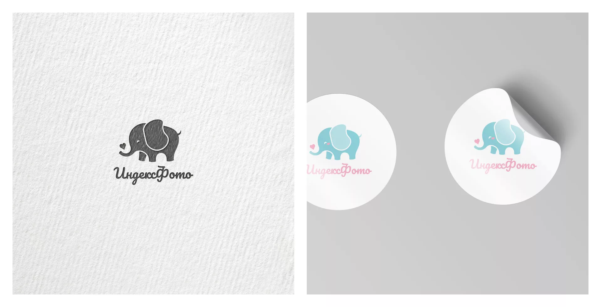 Создание логотипа компании «Индекс Фото» в Оханске