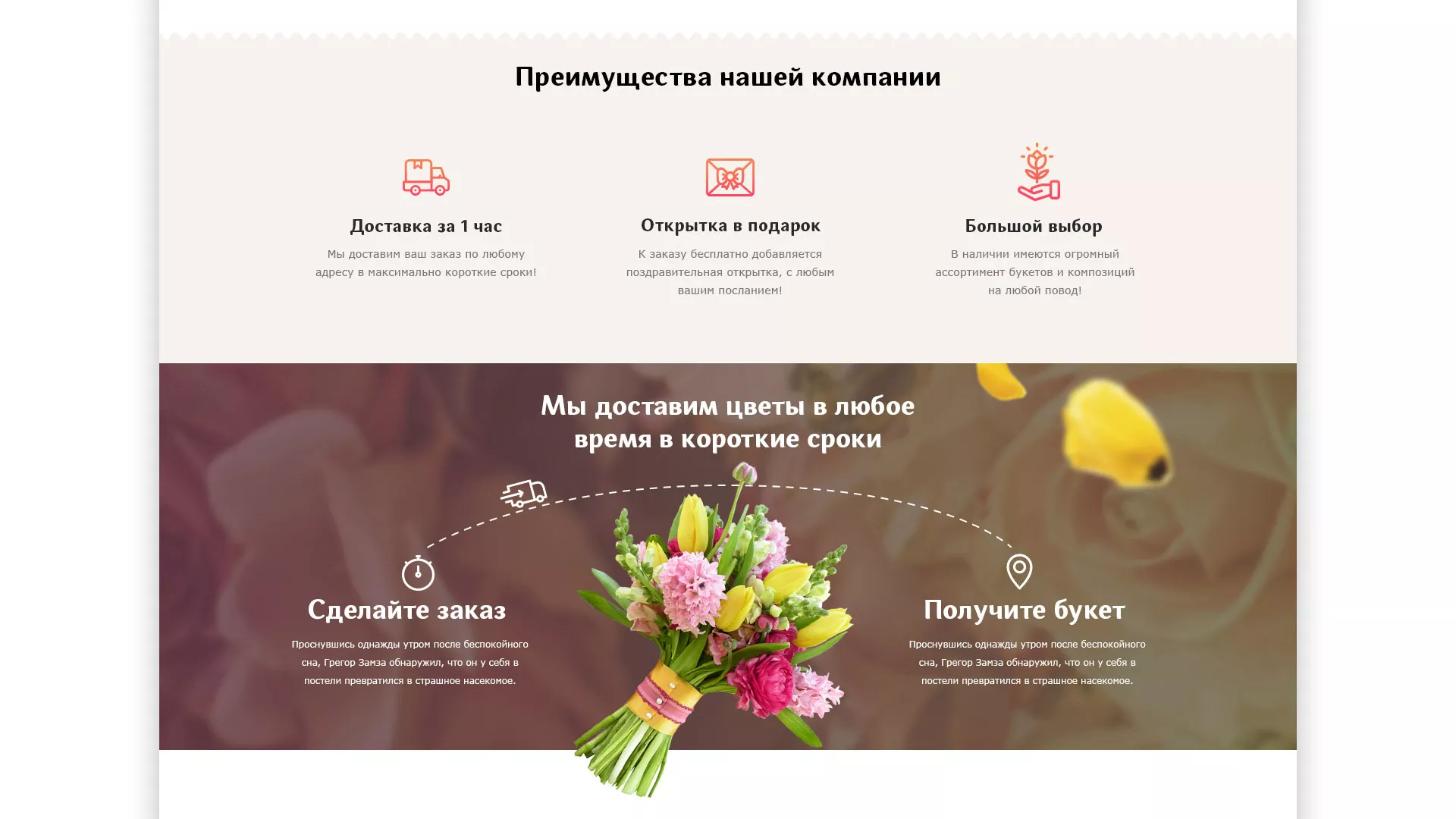 Создание интернет-магазина «Букет-онлайн» по цветам в Оханске